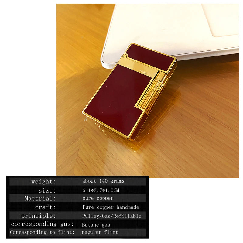 Red Retro Lighter Bright Sound Brass